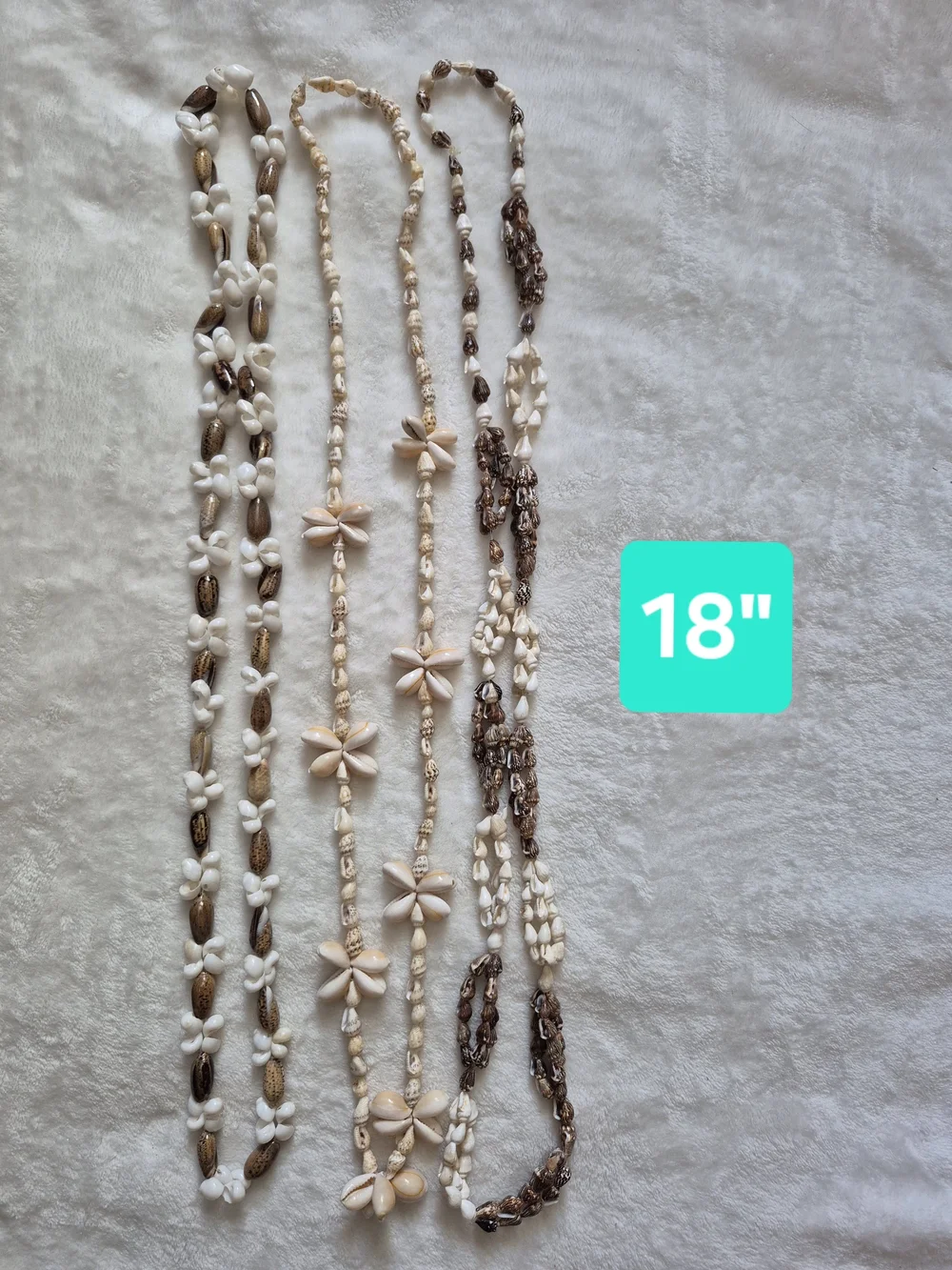Vintage Hawaiian Handmade Shell Necklace Collection